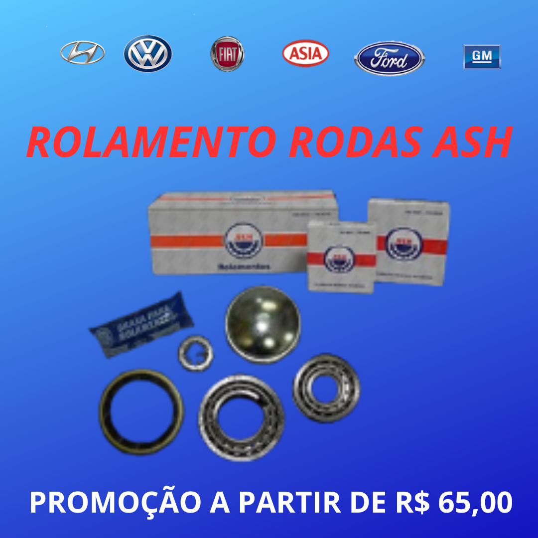 MODELO ROLAMENTOS RODAS ASH